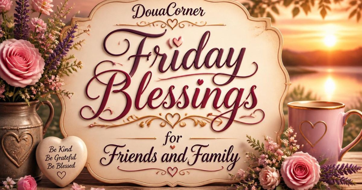 Friday Blessings for Friends and Family
