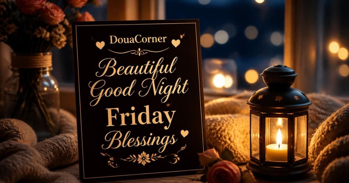 Beautiful Good Night Friday Blessings
