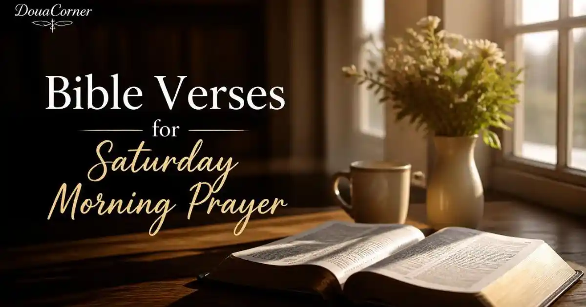 Bible Verses for Saturday Morning Prayer