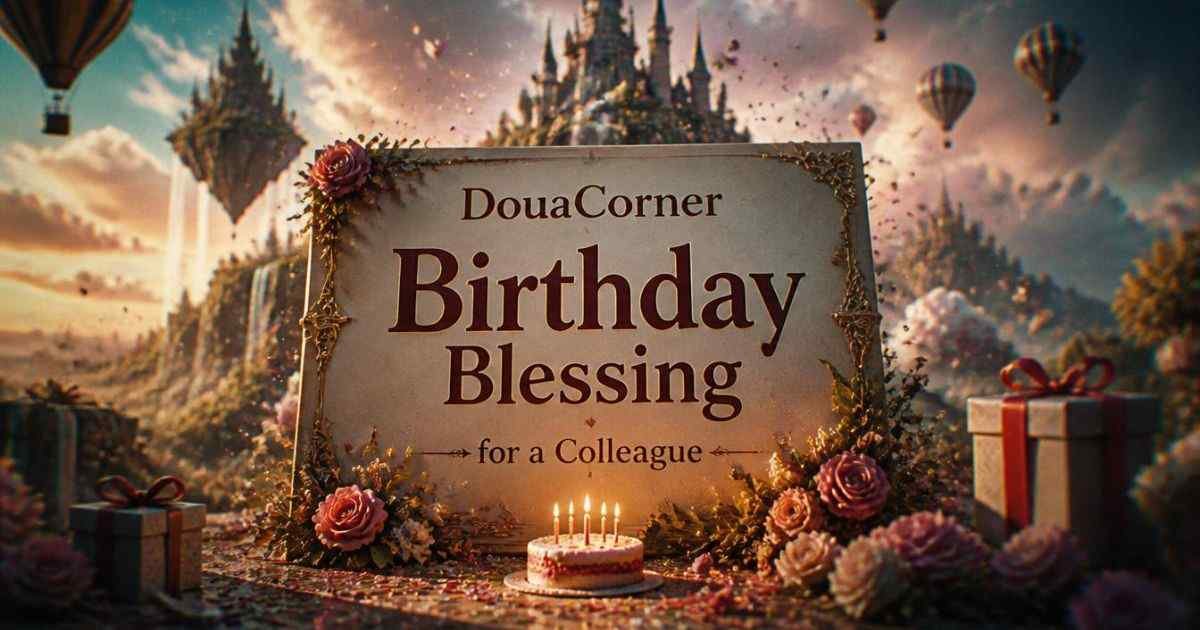 Birthday Blessing for a Colleague 