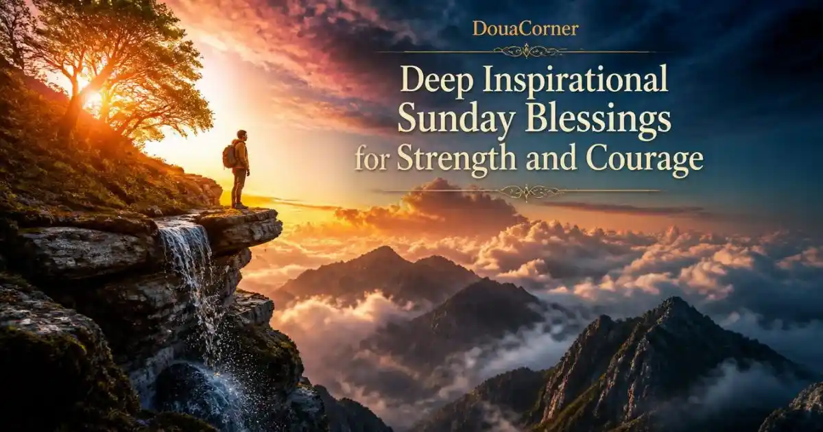 Deep Inspirational Sunday Blessings for Strength and Courage 