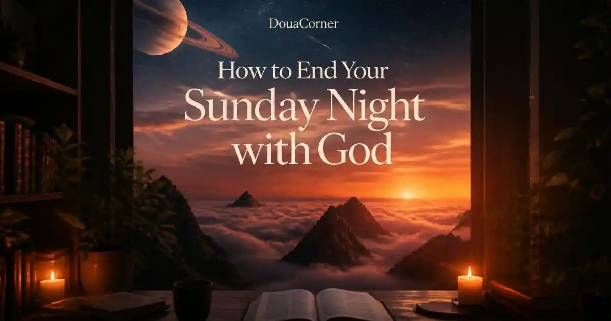 How to End Your Sunday Night with God
