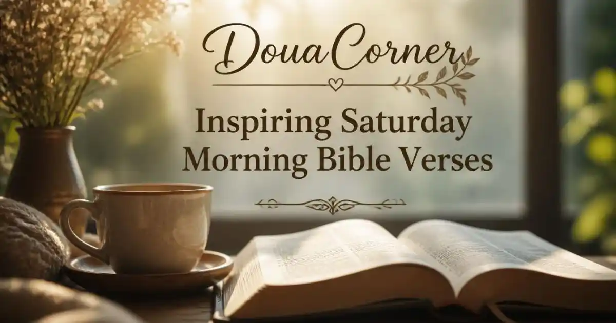 Inspiring Saturday Morning Bible Verses