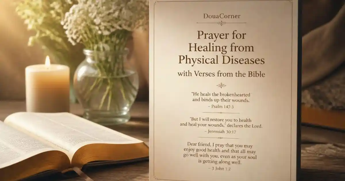 Prayer for Healing from Physical Diseases with Verses from the Bible