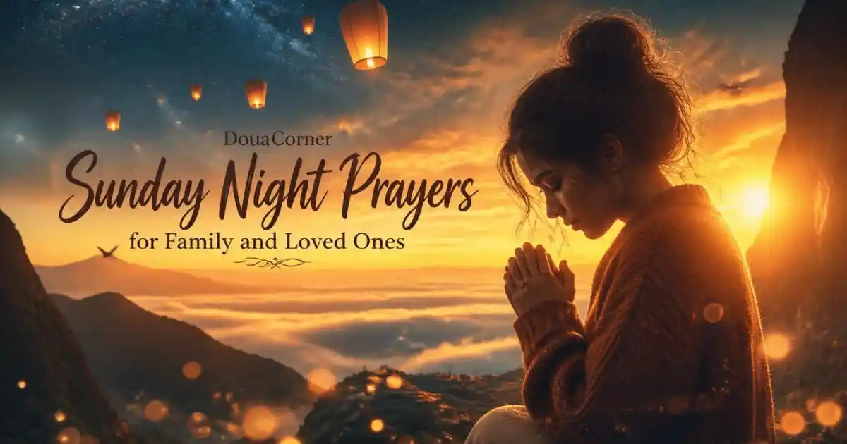 Sunday Night Prayers for Family and Loved Ones
