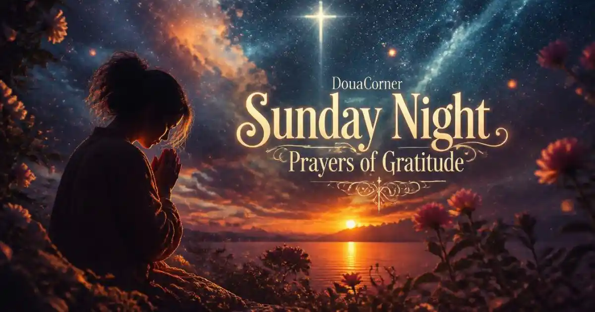 Sunday Night Prayers of Gratitude
