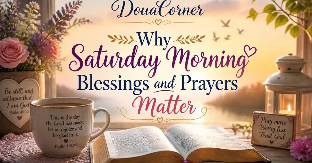 Why Saturday Morning Blessings and Prayers Matter